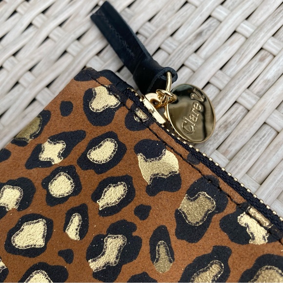 NWT Clare V Animal Print Wallet Clutch - Picture 5 of 9